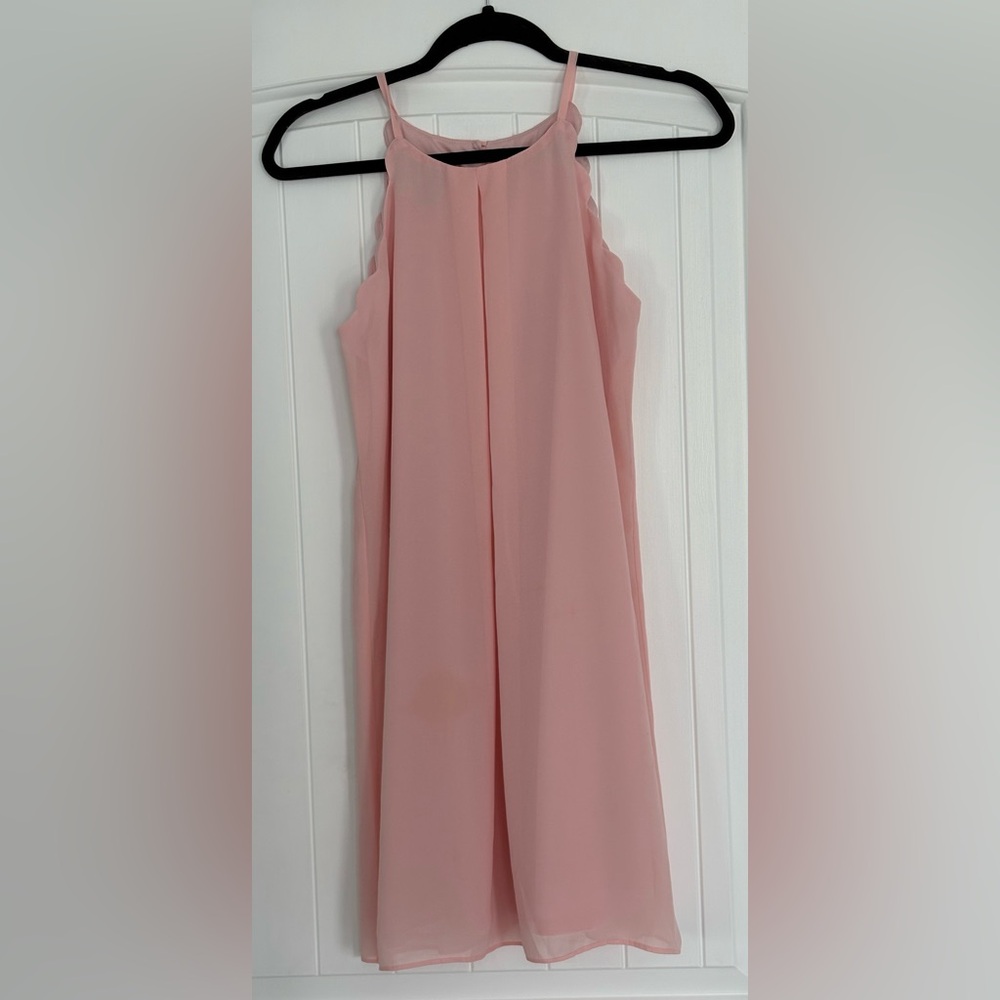 I.N. San Francisco Strapless Blush Dress